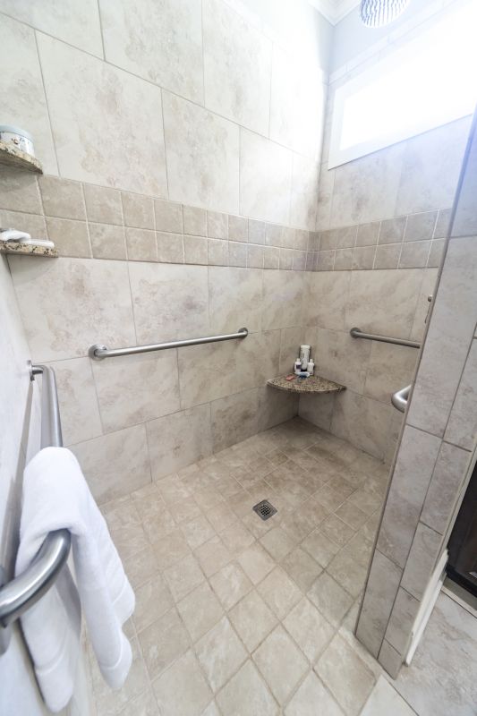 Walk-In Shower with Bench Seat