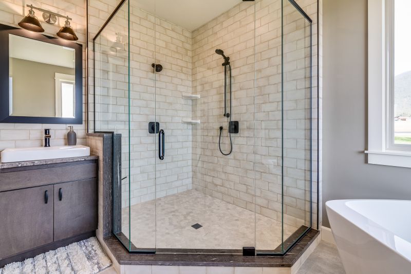 Modern Shower with Tiling